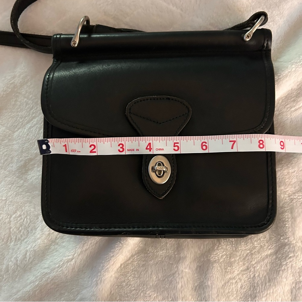 Jack George’s Vintage Black Leather Crossbody Bag - Picture 13 of 16